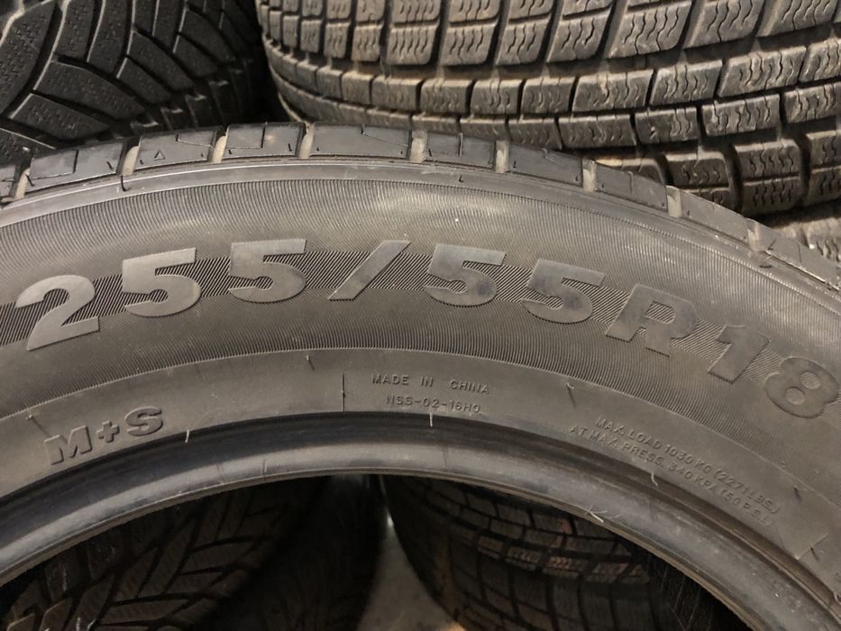 255/55/18 пара шин б/у из Германии