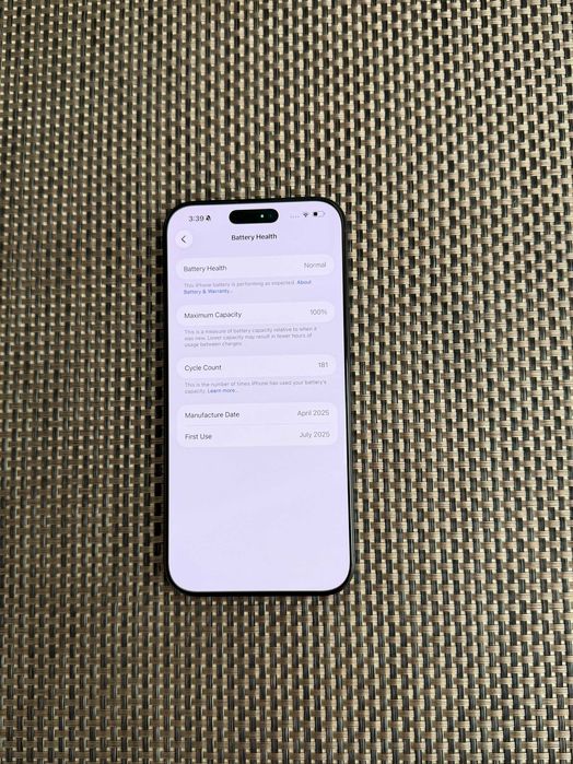 100% Батерия! iPhone 16 Pro MAX лизинг от 31€/мес Black Titanium 256GB