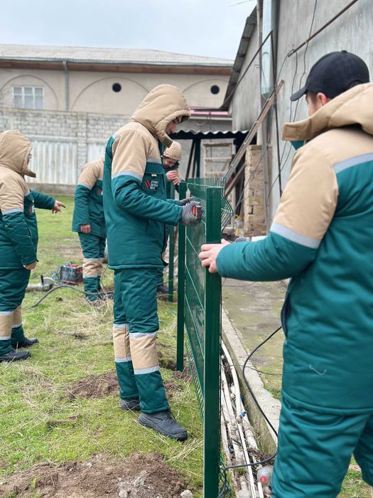 Установка Еврозабор 3Д Сетки Евросетка Урнатамиз Yevrozabor Ustanovk