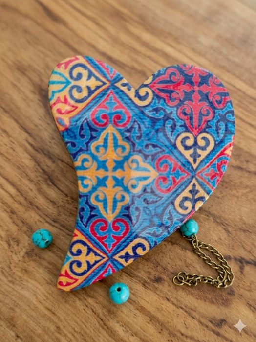 Этно броши ручной работы