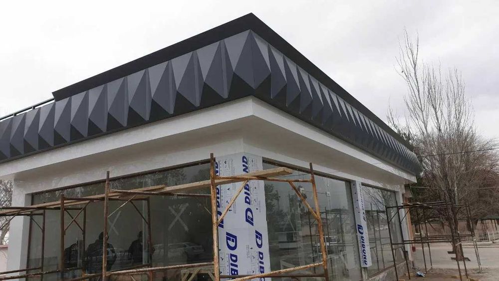 Монтаж алюкобонда Alyucobond o`rnatish