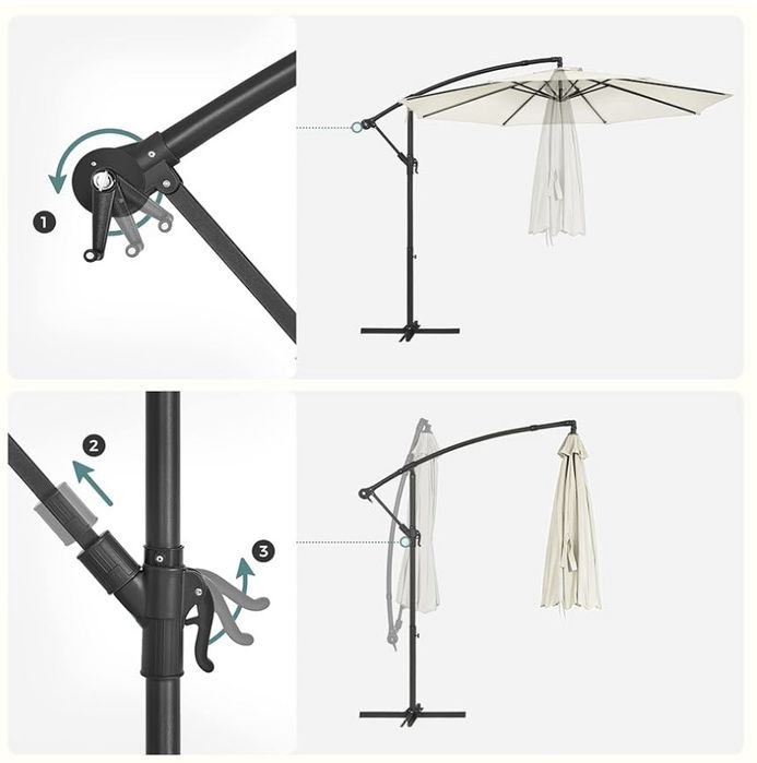 Градински чадър Songmics