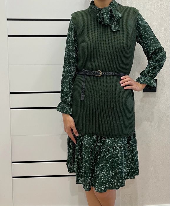 Платье + жилетка XS - S