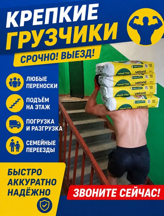 Услуги ГРУЗЧИК недорого