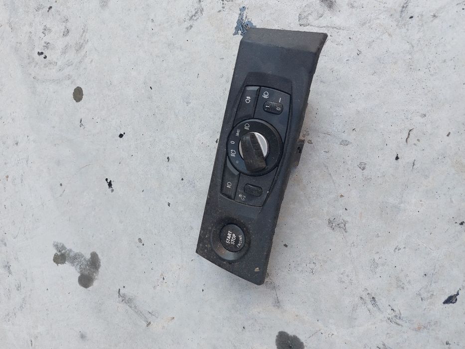 Контролер фарове и старт бутон Бмв bmw е60 е61 520д 177кс  n47