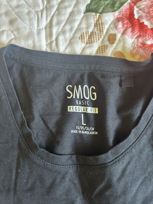 Tricou negru smog