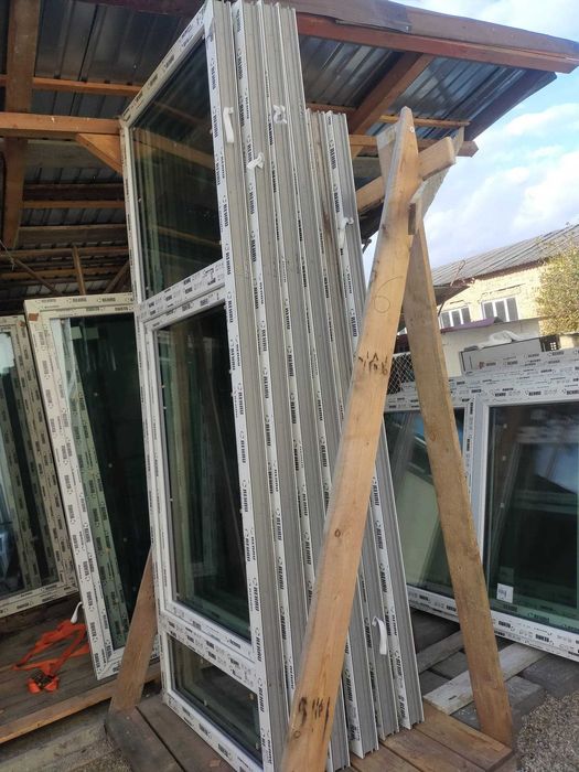 Geamuri fixe,panel si usi termopanNOI!!-Pvc-profil REHAU-3 STICLE