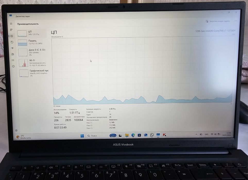 Продается ноутбук Asus Vivobook