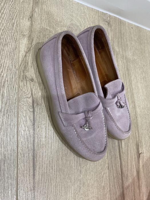 Продам кожаные лоферы  loro piana