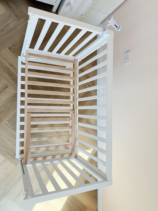 Patut CoSleeping cu saltea inclusa si suport AntiReflux