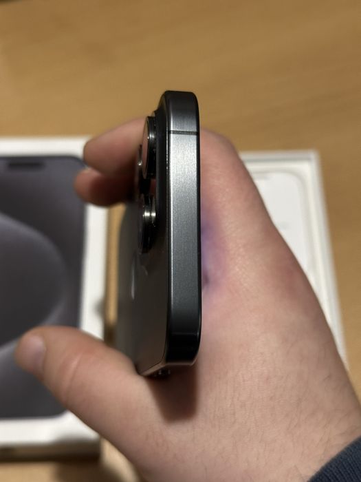 КАТО НОВ! iPhone 15 Pro - Black Titanium - 128 GB
