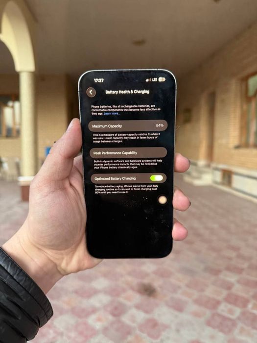Holati idyal iphone 14 pro max 128 gb 84 yonks usto kurmagan faqat nax