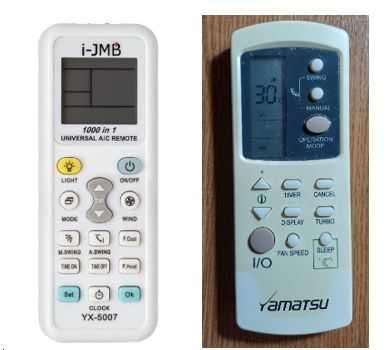 Telecomanda universala AC aer conditionat, Telecomanda AC Yamatsu