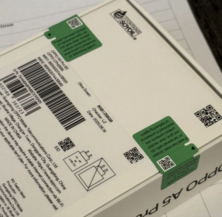 ЗАПЕЧАТАН 256GB Oppo A5 Pro 5G A1 Гаранция 2027г. Green | Зелен