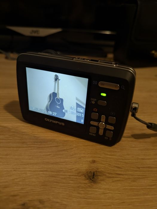 Фотоапарат Olympus mju-550wp - Винтидж Снимки, Пълен Комплект КАТО НОВ