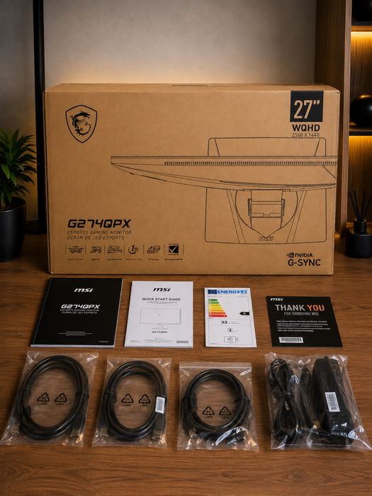 Монитор MSI 27” 2K 240 Гц — идеальное состояние