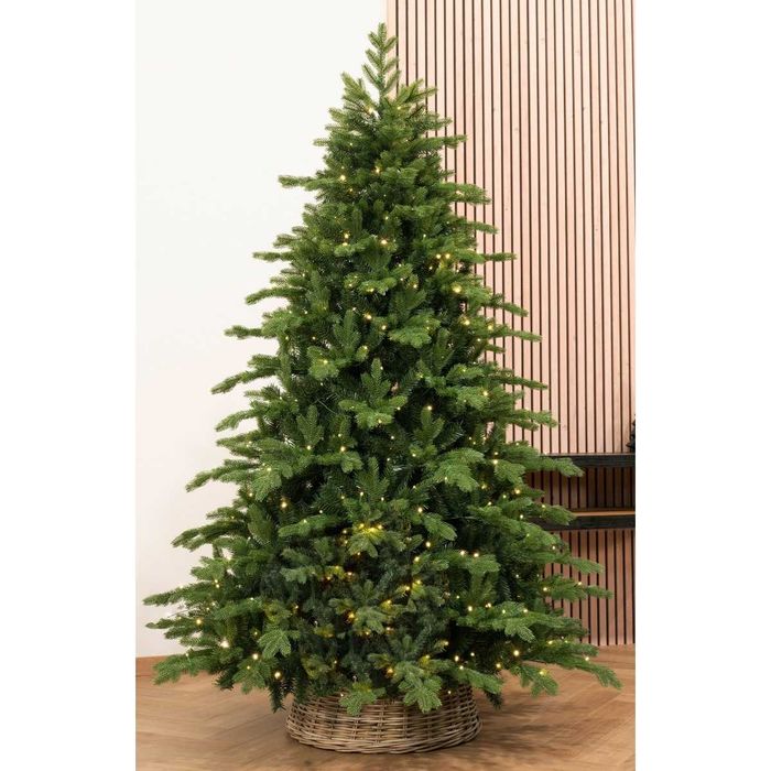 Brad artificial de Craciun Spitsbergen cu LED 180cm