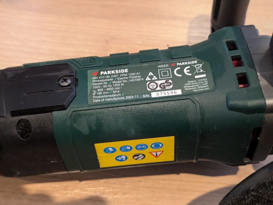 Машина за полиране Parkside 1200 W