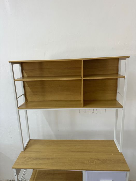 Кухненски стоящ рафт с контакти, 40 x 100 x 180.4 см, VASAGLE
