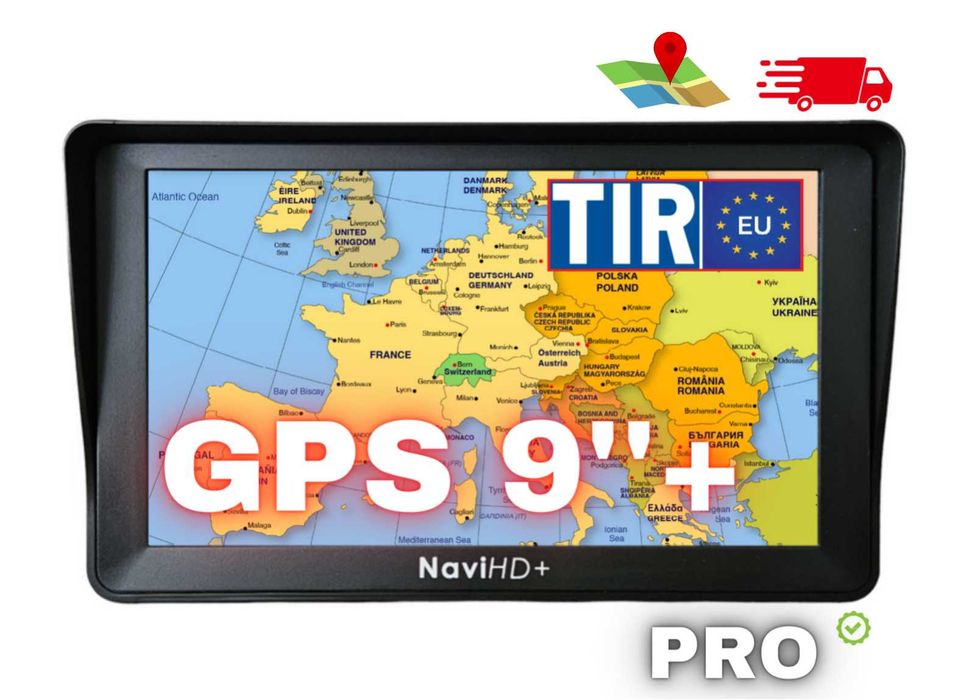 Navigator GPS 9" NaviHD PRO+,/512ram/16GB/USB-C. Tir,Truck. NOU