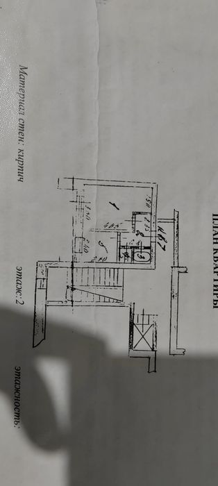 Продам 1 комнатную