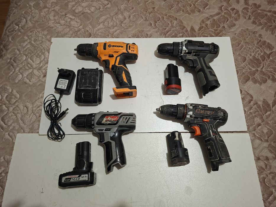 Шуруповёрты на аккумуляторах