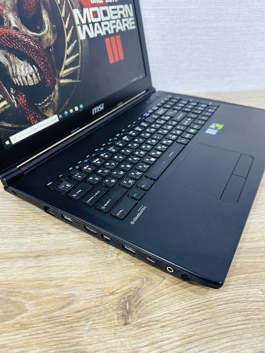 MSI Core i7-8 Ядерный Мощный, Игровой ноутбук для Игр и Программ