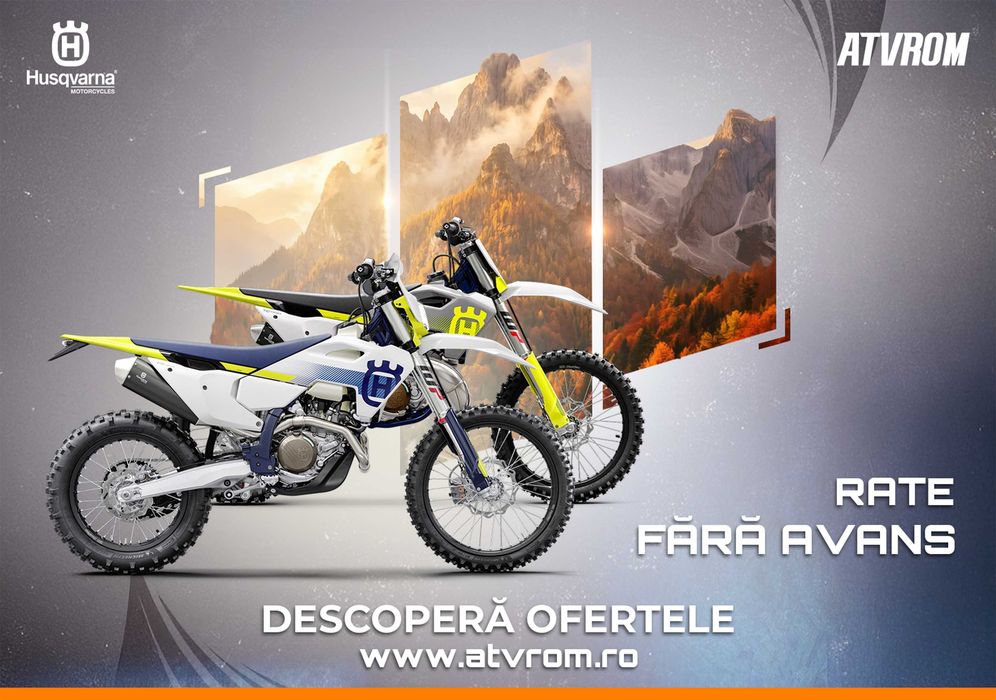 Motociclete Husqvarna (Finantare flexibila)