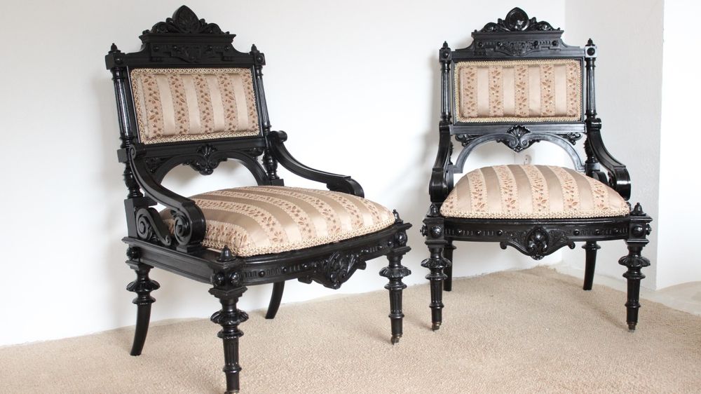 Set fotolii scaune vechi antichități napoleon noi restaurate