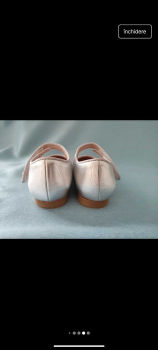 Pantofi piele Mary Janes Jacadi Paris - măsura 28