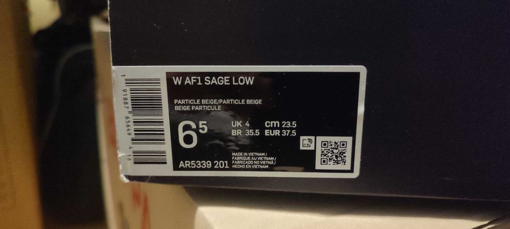 NIKE Air Force 1 Sage Low - бледорозови