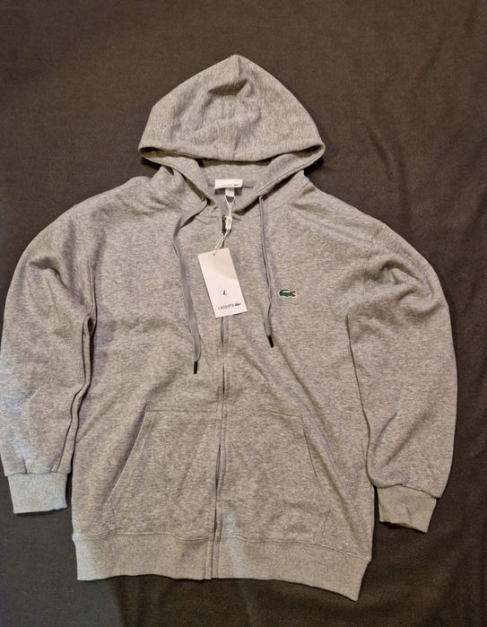 bluza lacoste gri