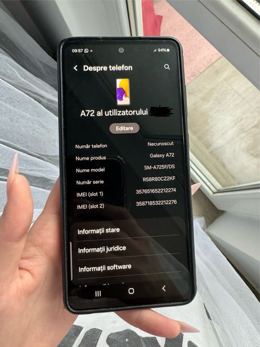 Samsung Galaxy A72 128GB 6GB RAM