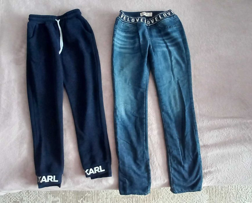 Детское трико и джинсы