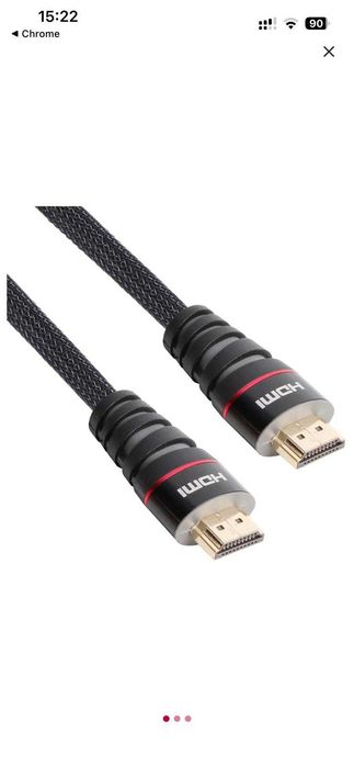 Cablu HDMI 3m placat cu aur, Vortex, nou
