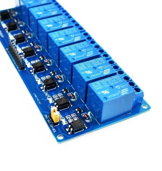 Модуль реле 8 канальный SRD-5VDC-SL-C для Arduino