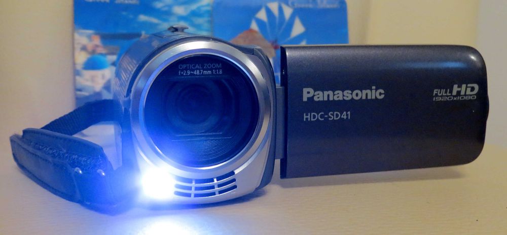 Camera video Panasonic HDC-SD41 , Video capture resolution 1080p -1920x1080/50i