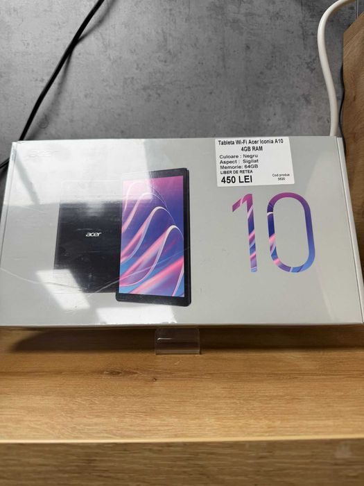 ZAP AMANET Gara de Nord - Tableta Acer Iconia A10 - 64GB - Sigilat