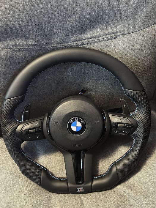 Volan BMW M Sport Padele cu Airbag – Compatibil F10/F30/E90/E70/F01etc
