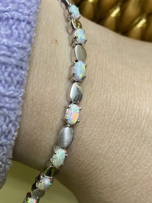 Браслет белое золото 585