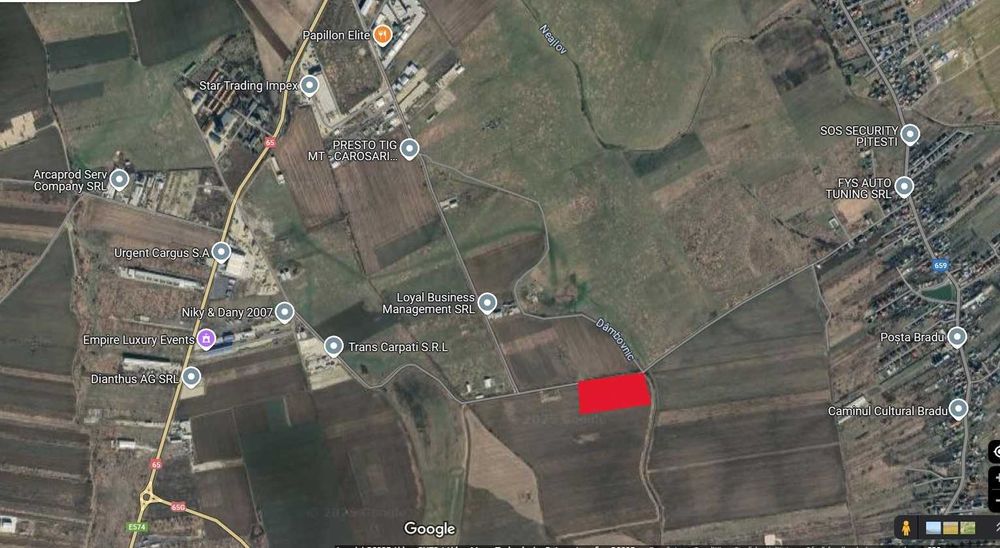 Teren Albota / zona Statiune - Papillon / 10.000 mp / Deschidere 142 m