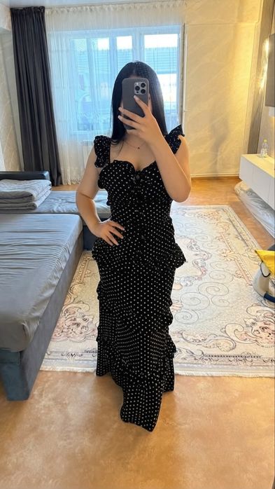 продам платье в горошек