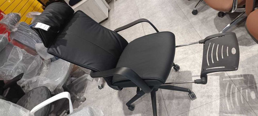 Кресло для офиса и дома -  Jazz (черный синий серый)