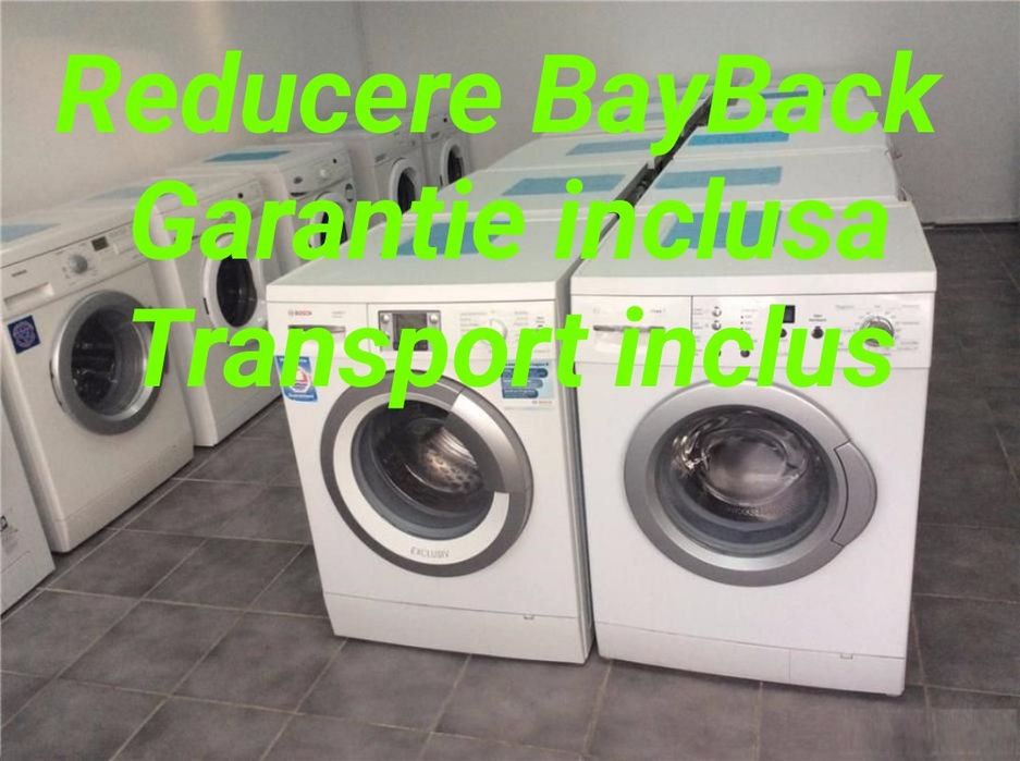 Masina de spalat rufe - Reducere pt BayBack