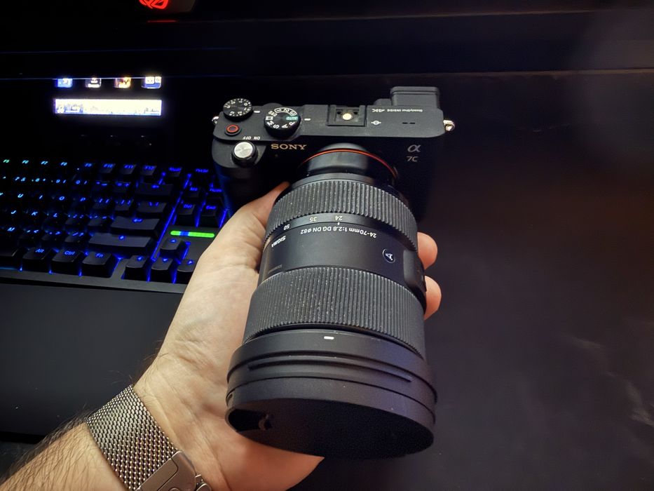 Aparat Sony Alpha A7C 24.2MP, 4K/30fps Video