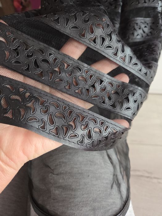 Официална дамска рокля с естесвен косъм