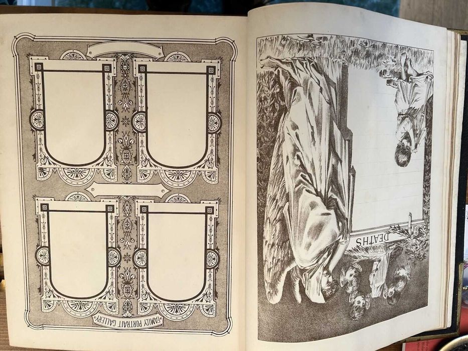 Biblia / Biblie veche , 1870 , engleza , 6 kg , 34 x26x9 cm , piele