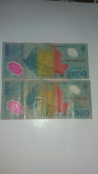 Vând bancnote 2000 lei cu eclipsa