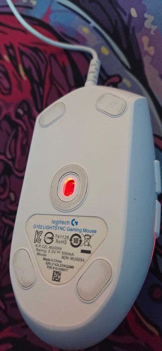 Mouse gaming Logitech G102 LIGHTSYNC RGB, USB, ALB