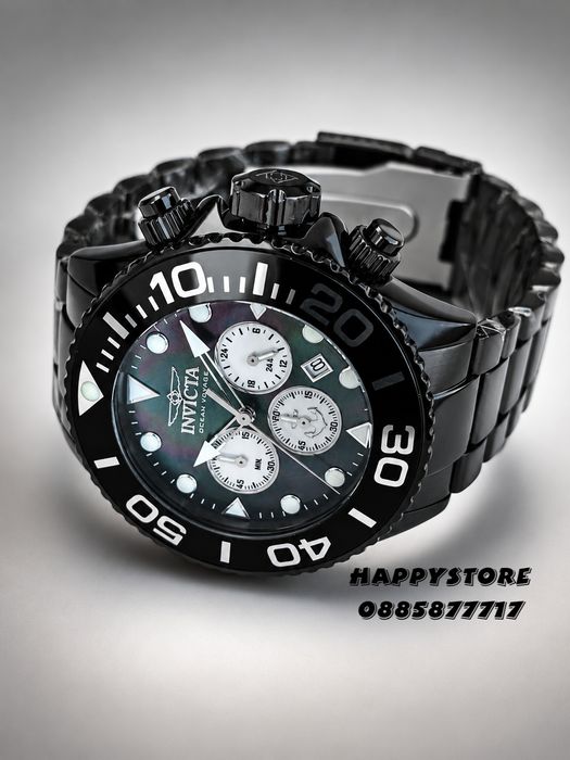 INVICTA Ocean Voyage Black 52 mm, Инвикта нов мъжки часовник